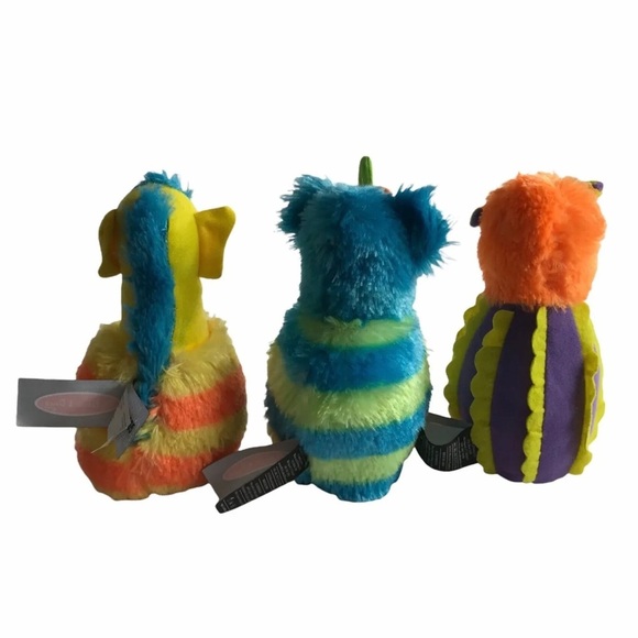 Melissa &‎ Doug Lot Of Three Monster Bowling Replacement Pins Plush - Picture 2 of 8